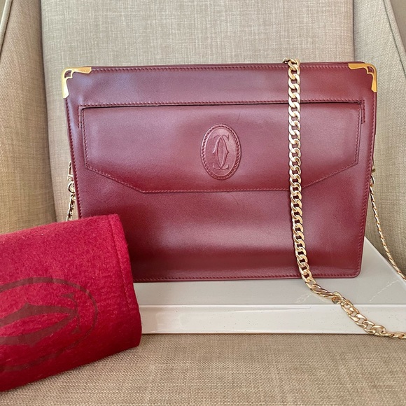 Authentic Cartier vintage clutch bag ( Q073) - Picture 2 of 13